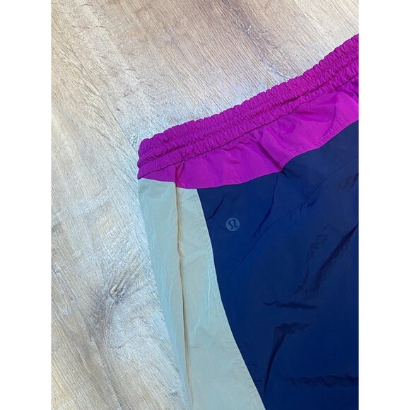 Lululemon Evergreen Track Pant True Navy/Cafe Au Lait/Ripened Raspberry Size 8 - Picture 6 of 9